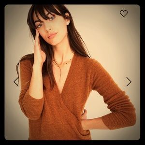 Cozy Madewell Wrap-Front Pullover